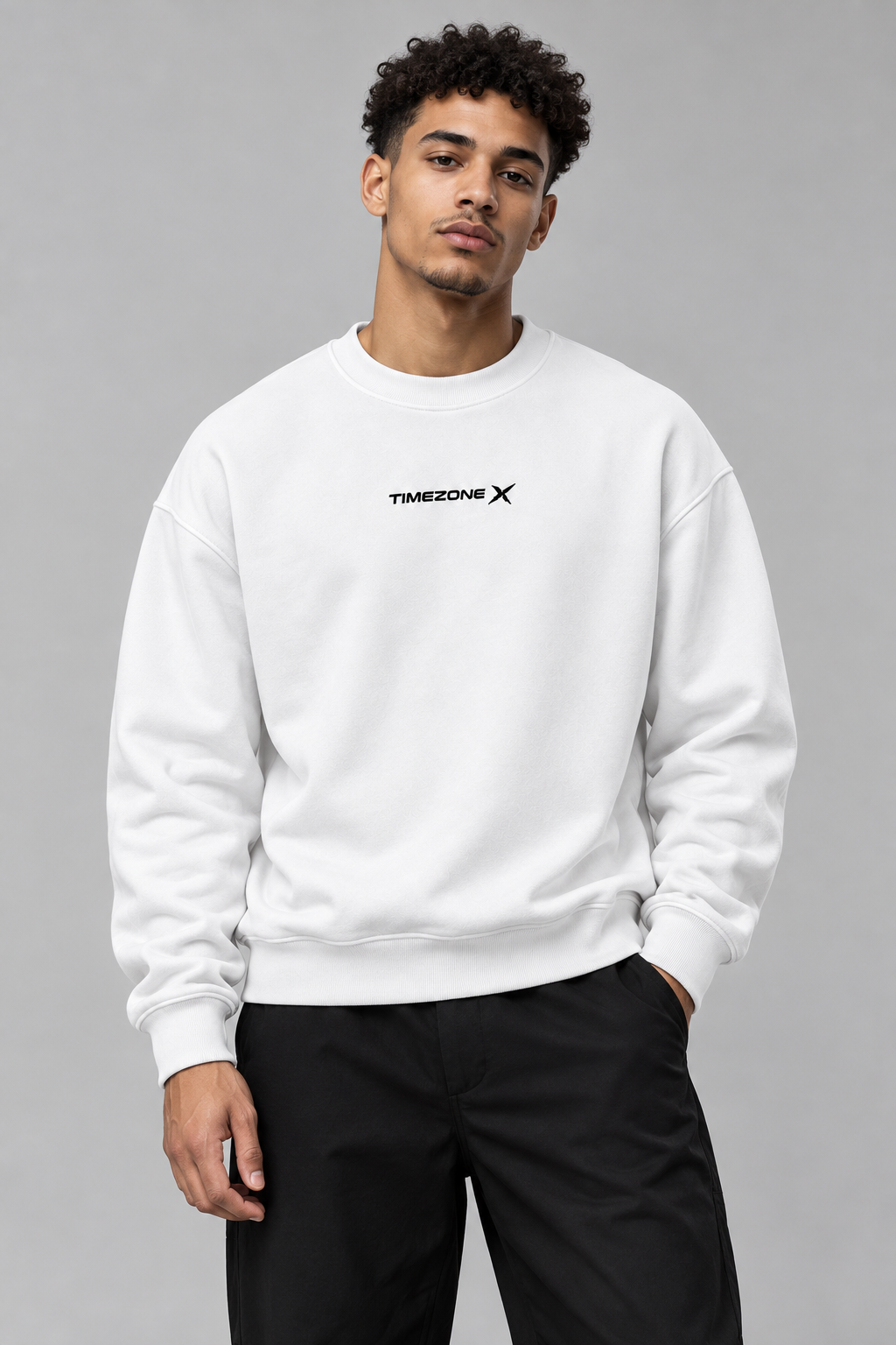 Timezone X classic crewneck sweatshirt